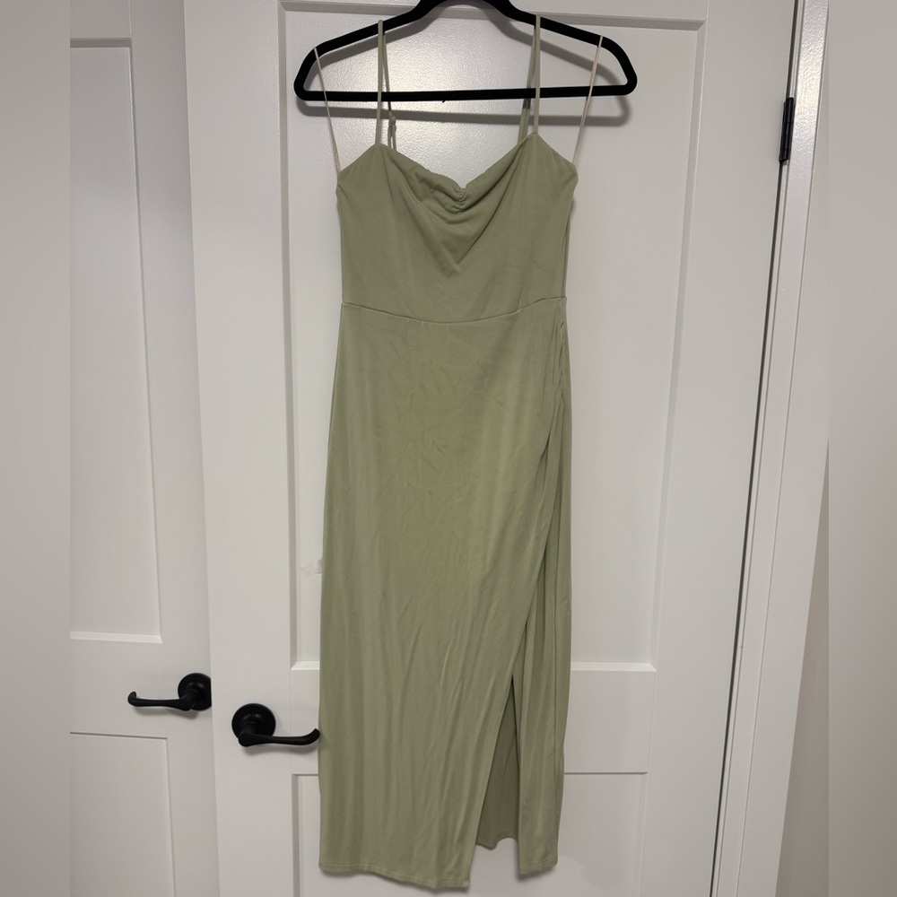 Wilfred Sage Green Midi Dress